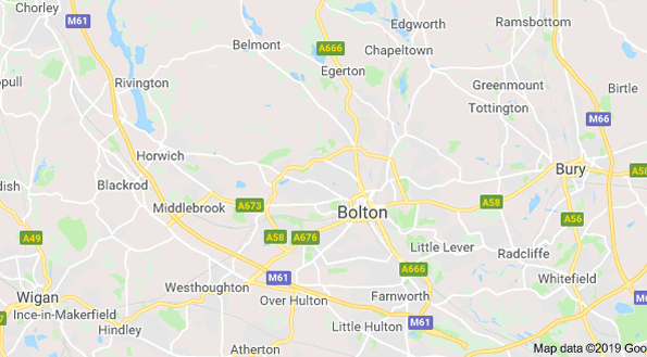 Map of Bolton